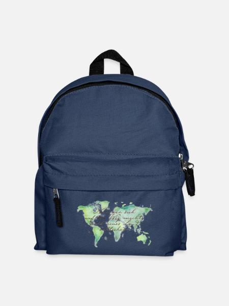 Land entdecken - Kinder Rucksack - Navy