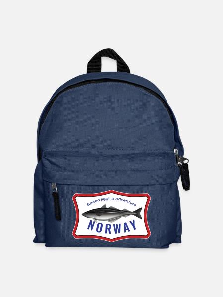Norway Speed Jiggung Adventure Pollock Gift - Kids' Backpack - navy