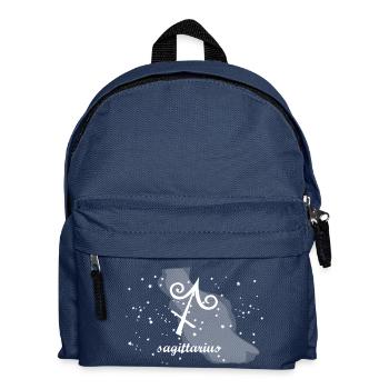 Sternzeichen Schütze - Kinder Rucksack - Navy - Vorne