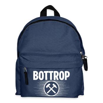 Bottrop Bergbau - Kinder Rucksack - Navy - Vorne