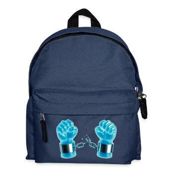 FREE NIGHT - freedom & rights - Sac à dos Enfant - bleu marine - Devant
