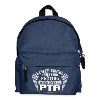 Engel sind PTA - Kinder Rucksack - Navy - Vorne