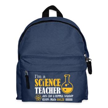 I'm A Science Teacher - Kinder Rucksack - Navy - Vorne