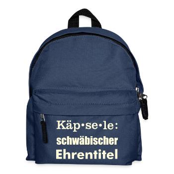 Käpsele - Kinder Rucksack - Navy - Vorne