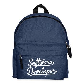 Software Developer - Kids' Backpack - navy - Front