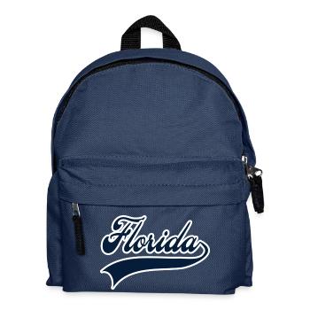 florida white navy - Kids' Backpack - navy - Front