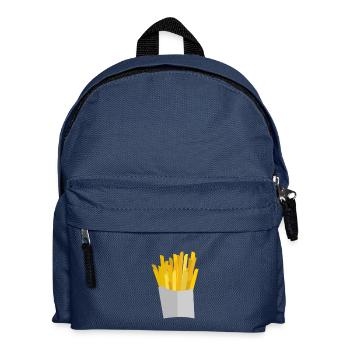 French fries - Kids' Backpack - navy - Front