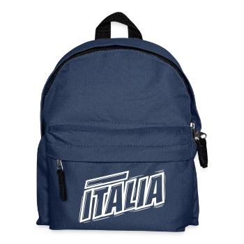 Italie Typographie italienne en gras - Sac à dos Enfant - bleu marine - Devant