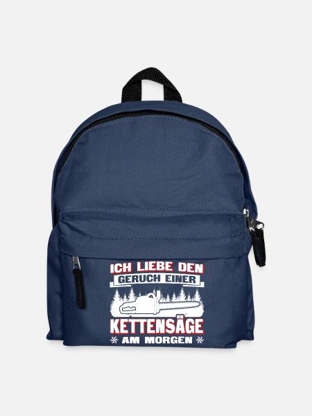 Geruch Kettensäge - Kinder Rucksack - Navy