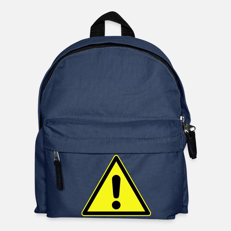Achtung Gefahr - Kinder Rucksack - Navy