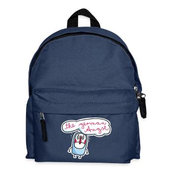 The German Angst - Kinder Rucksack - Navy - Vorne