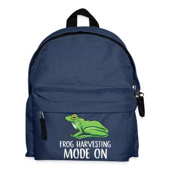 Mode de récolte de grenouilles sur Conception pour un chasseur de grenouilles - Sac à dos Enfant - bleu marine - Devant