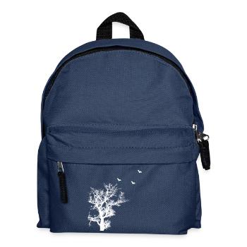 tree bat - Kids' Backpack - navy - Front