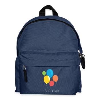 let's have a party - Kids' Backpack - navy - Front