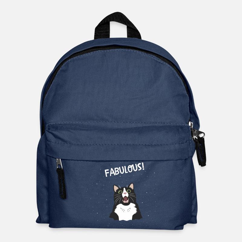 fabuleux chat - Sac à dos Enfant - bleu marine