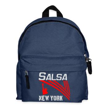 Salsa de New York blanc classique - Pro Dance Edition - Sac à dos Enfant - bleu marine - Devant