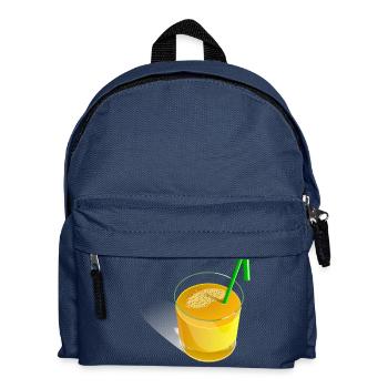 Orange Juice Saft - Kinder Rucksack - Navy - Vorne
