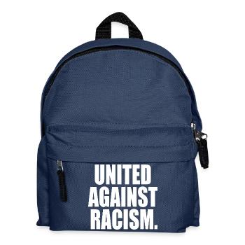 United against racism - Kids' Backpack - navy - Front