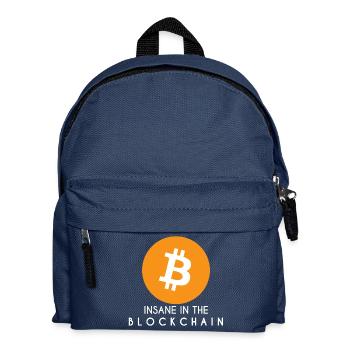bitcoin - Kinder Rucksack - Navy - Vorne