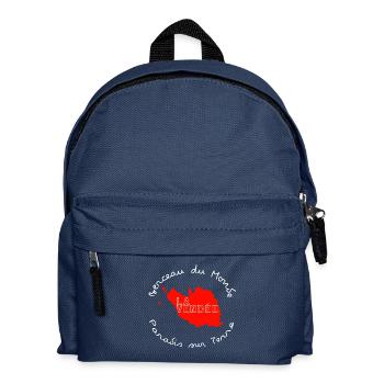 The Vendée Circular Card - Kids' Backpack - navy - Front