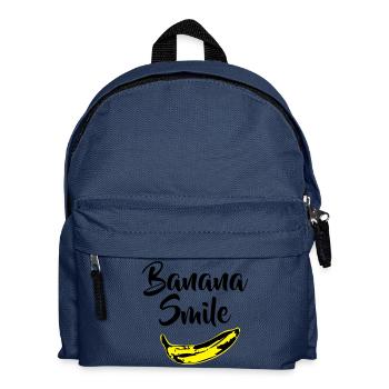 banana smile - Kids' Backpack - navy - Front