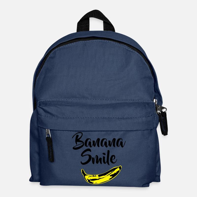 Banane Lächeln - Kinder Rucksack - Navy
