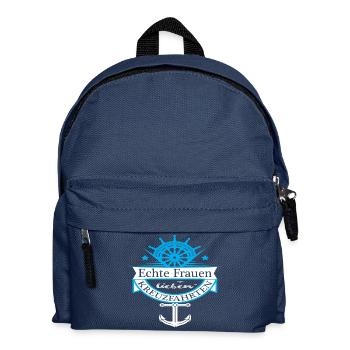 Kreuzfahrten - Kinder Rucksack - Navy - Vorne