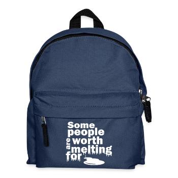 Dear Love Melting Away In Love - Kids' Backpack - navy - Front