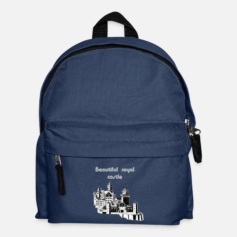 Schloss Neuschwanstein - Kinder Rucksack - Navy
