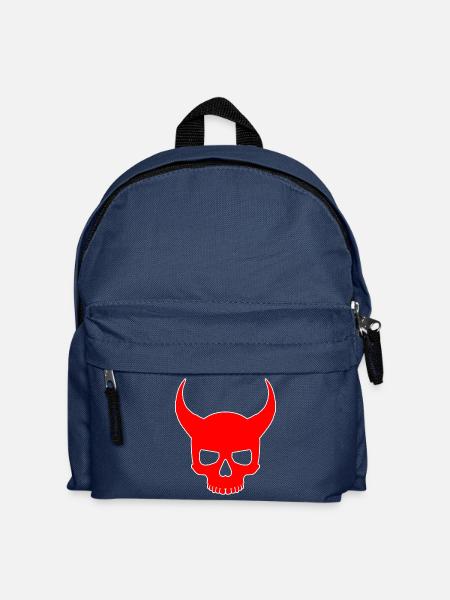 Devil Skull - Kinder Rucksack - Navy