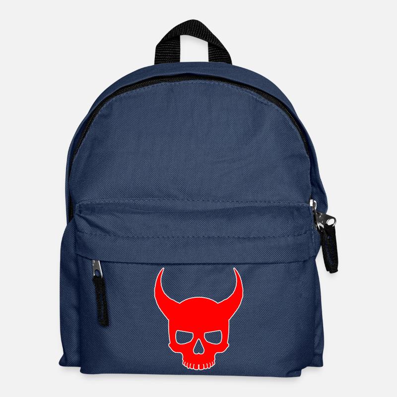 Devil Skull - Kinder Rucksack - Navy