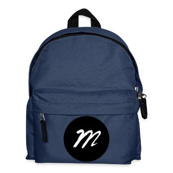 m dans un noir de cercle - Sac à dos Enfant - bleu marine - Devant