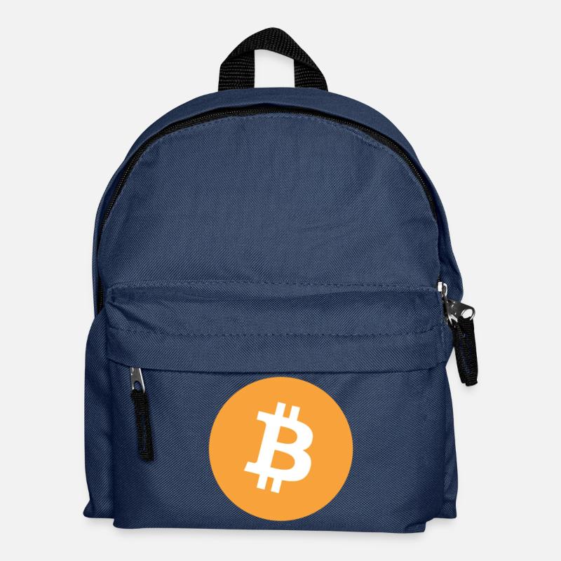Bitcoin. - Kinder Rucksack - Navy
