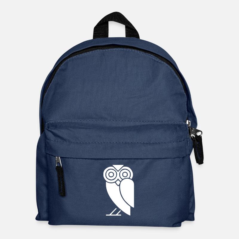 Comic Eule - Kinder Rucksack - Navy