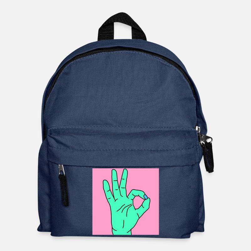 okay rosa - Kinder Rucksack - Navy