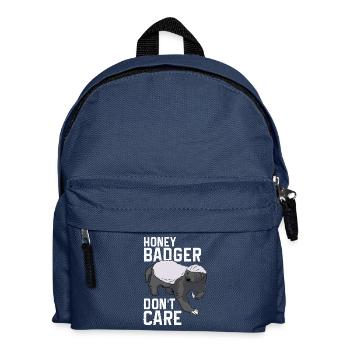 Honig Dachs - Kinder Rucksack - Navy - Vorne