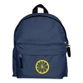 lemon - Kids' Backpack - navy - Front