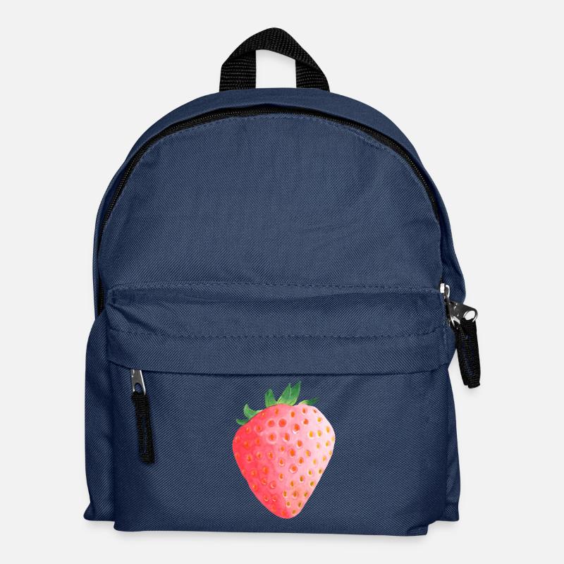 Erdbeere - Kinder Rucksack - Navy