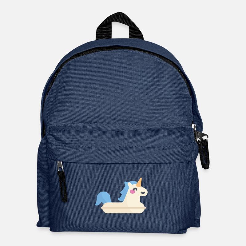 Einhorn Unicorn - Kinder Rucksack - Navy