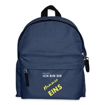 ich bin nummer eins - Kinder Rucksack - Navy - Vorne