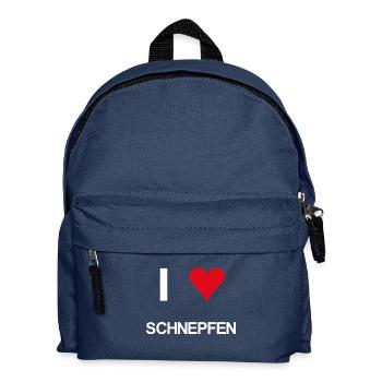 I love Schnepfen - Kinder Rucksack - Navy - Vorne