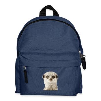 Erdmännchen - Kinder Rucksack - Navy - Vorne