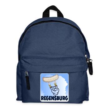 REGENSBURG WEIßWURST ZUZELN - Kinder Rucksack - Navy - Vorne