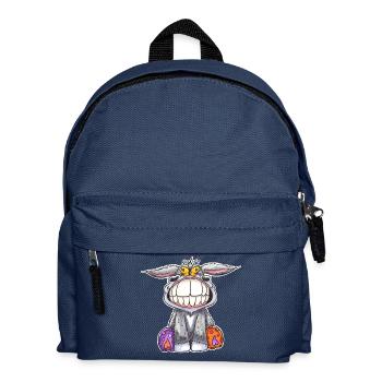 Âne Grin - un sourire en dit plus de 1000 mots - Sac à dos Enfant - bleu marine - Devant