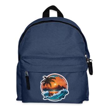 Sunset - Kinder Rucksack - Navy - Vorne