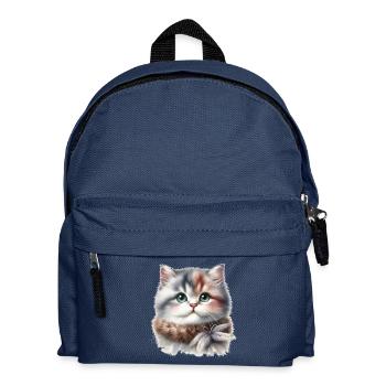 Chat mignon - Sac à dos Enfant - bleu marine - Devant