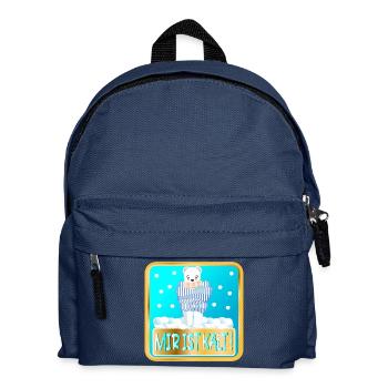 MIR IST KALT - WINTER EISBÄREN - Kinder Rucksack - Navy - Vorne