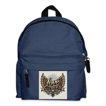 Love Crew "Gold Wings" - Kids' Backpack - navy - Front