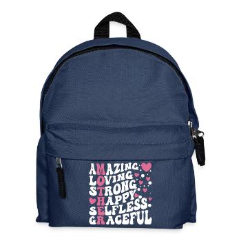 Die beste Mutter aller Zeiten - Kinder Rucksack - Navy - Vorne
