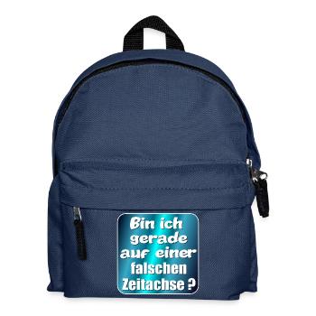 SIMULATION REALITÄT ZEITACHSE - Kinder Rucksack - Navy - Vorne